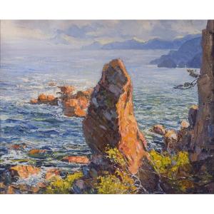 E. Palá - Impressionist Coastal Seascape