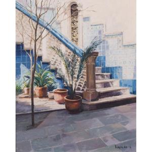 Josep Maria Vayreda Canadell - Study Of A Courtyard