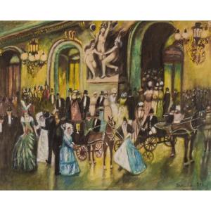Impressionist - Evening Scene In The Style Of Renoir