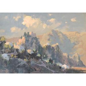 Mountain Landscape - Oil