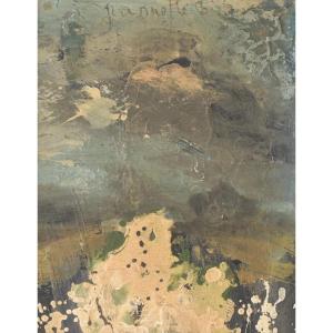 Abstract Oil Painting - Signed Juannette
