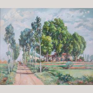 Impressionist Landscape - Signed "marià"