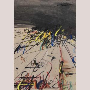 Calligraphic Pulse – Original Mixed Media By Jaume Genovart