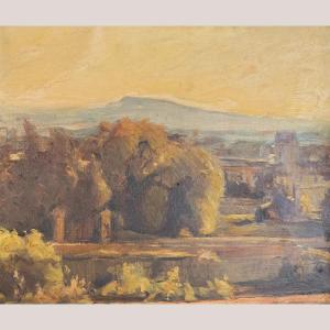 Spanish Landscape At Golden Hour – Original Impressionist Oil Painting