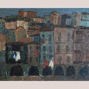 Hillside Townscape By Zélia Roque