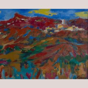 Fauvist Landscape – 19th Century Oil On Canvas