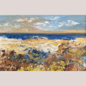 “una Suave Luz De Cielo” – (“a Soft Light Of Sky”) - Ramiro Segrelles – Original Oil On Canvas