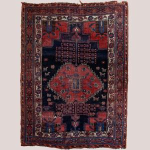 Rare Tribal Afshar Rug – Hand-knotted Wool