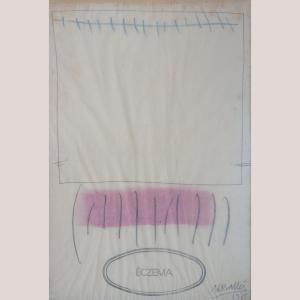 éczema – Signed Mixed Media Abstract Work