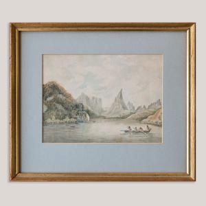 The Missionaries Of Taloo Harbour In Tahiti After Michael Angelo Rooker