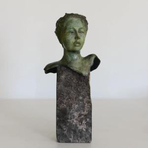 Female Bronze Bust - Signed And Numbered