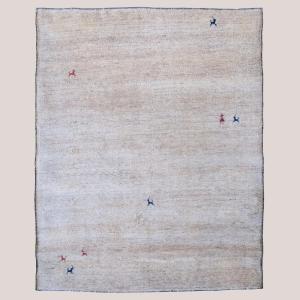 Vintage Hand-knotted Gabbeh Rug