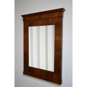 Empire Style Mahognay Beveled Mirror, 1940s.