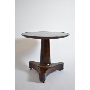 Mahogany Pedestal Table, XIXth C.