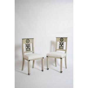 Neoclassical Pineapple Chairs, 1960s.