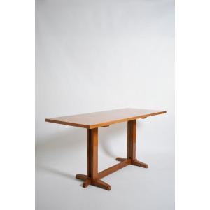 Light Wood Console Table, 1970s.