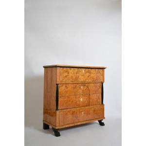 Biedermeier Chest Of Drawers, XIXth C.