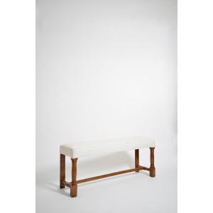 Beechwood Piano Stool, 1910s.