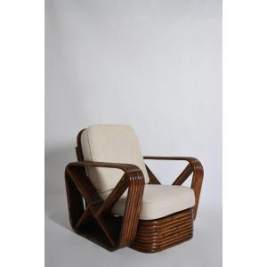 Rattan Armchair, 1940s.