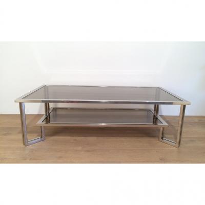 Coffee Table Design Chrome. Around 1970
