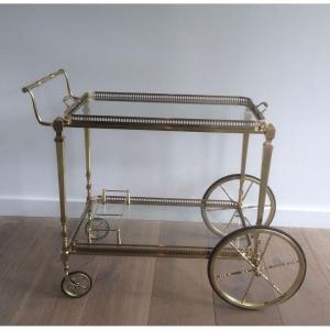 Brass Drinks Trolley By Maison Jansen