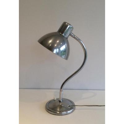 Swinging Chrome Lamp. Circa 1960