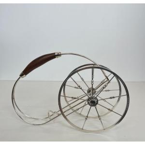 Silver Plated Sleigh Bottle Holder