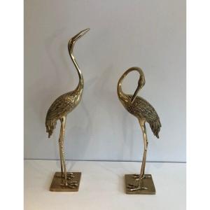 Stork In Brass