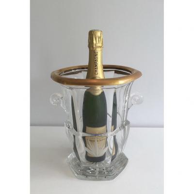 Champagne Bucket Crystal Around 1940.