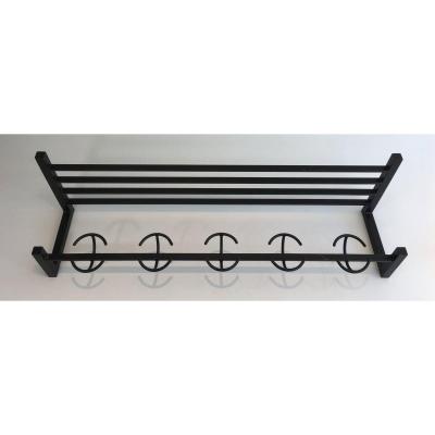 Design Black Metal Coat Hanger. French. Circa 1950