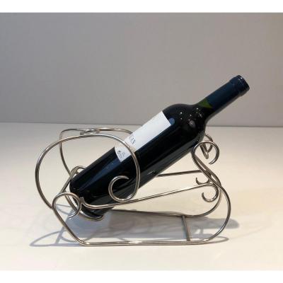 Silver Plated Wine Holder. French. Circa 1930