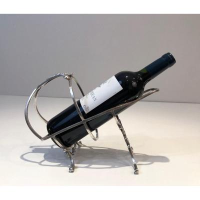 Wiskeman. Louis The 16th Style Bottle Holder. Silver Plated. Belgian. Circa 1900