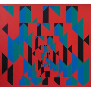 Nigel Kent (1933-2017) Geometry 220x240cm