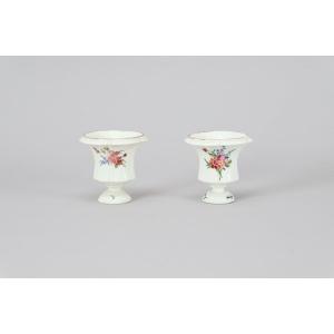 A Pair Of Mennecy Vases