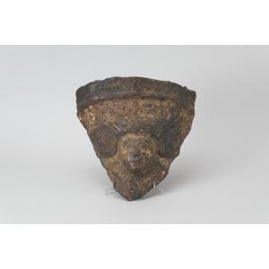 Cornet-shaped Polychrome Terracotta