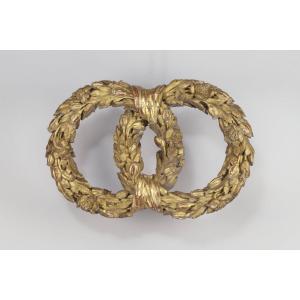 Golden Carved Wooden Garland