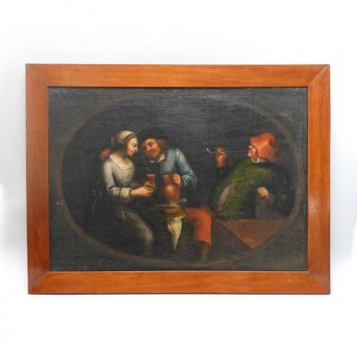 Genre Scene – A Tavern Dutch Style, 18th/19th Century