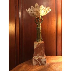 Empty Pocket Cup, Empire Character Topped With A Shell, 19th Century