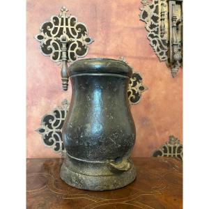 Bronze Fire Pot In The Shape Of A Cannon Mouth, 18th Century