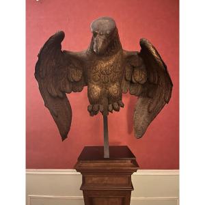 Gilded Iron Eagle - Lectern - Grille - 17th Century - Louis XIV