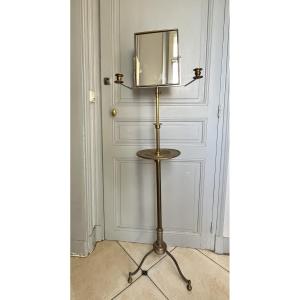 Fully Removable Iron And Brass Field Officer's Barbière, Circa 1850