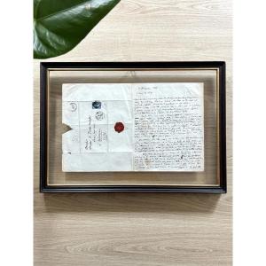 Charles Baudelaire - Large Autograph Letter Signed To His Publisher Auguste Poulet Malassis 1858