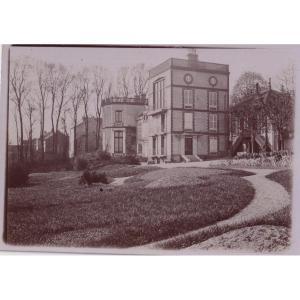 Photograph By émile Zola - Original Print - 1895 - Médan From The Park In Winter.