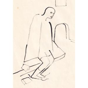 Jean Cocteau - Original Drawing For Les Enfants Terribles - 1935