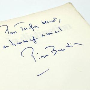 Pierre Bourdieu - Distinction. First Edition With Autograph Dispatch. 1979
