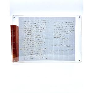 Gustave Flaubert - Autograph Letter Signed To A Colleague - 1867