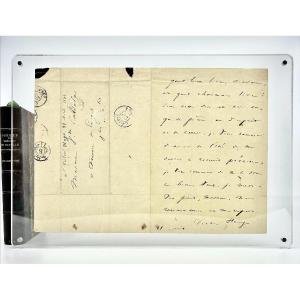 Victor Hugo - Autograph Letter Signed To The Poet Adèle Caldelar