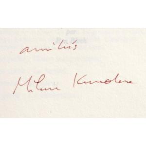 Kundera - Immortality - Autograph Letter