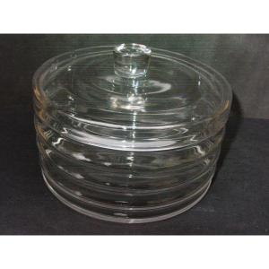 Baccarat Crystal Cookie Box Circa 1950
