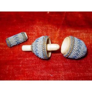 Necessary Sewing Case With Needles From The 19th Century